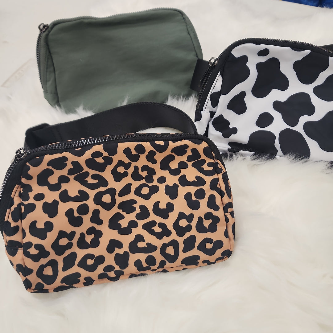 Leopard Bum Bag - Extd Strap