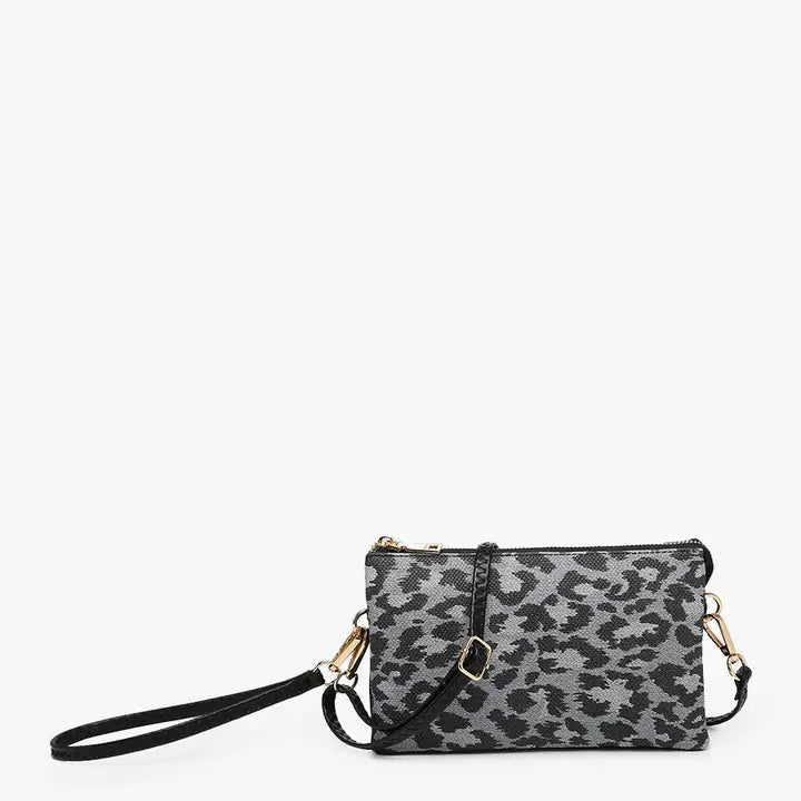 Riley Crossbody - Black Leopard
