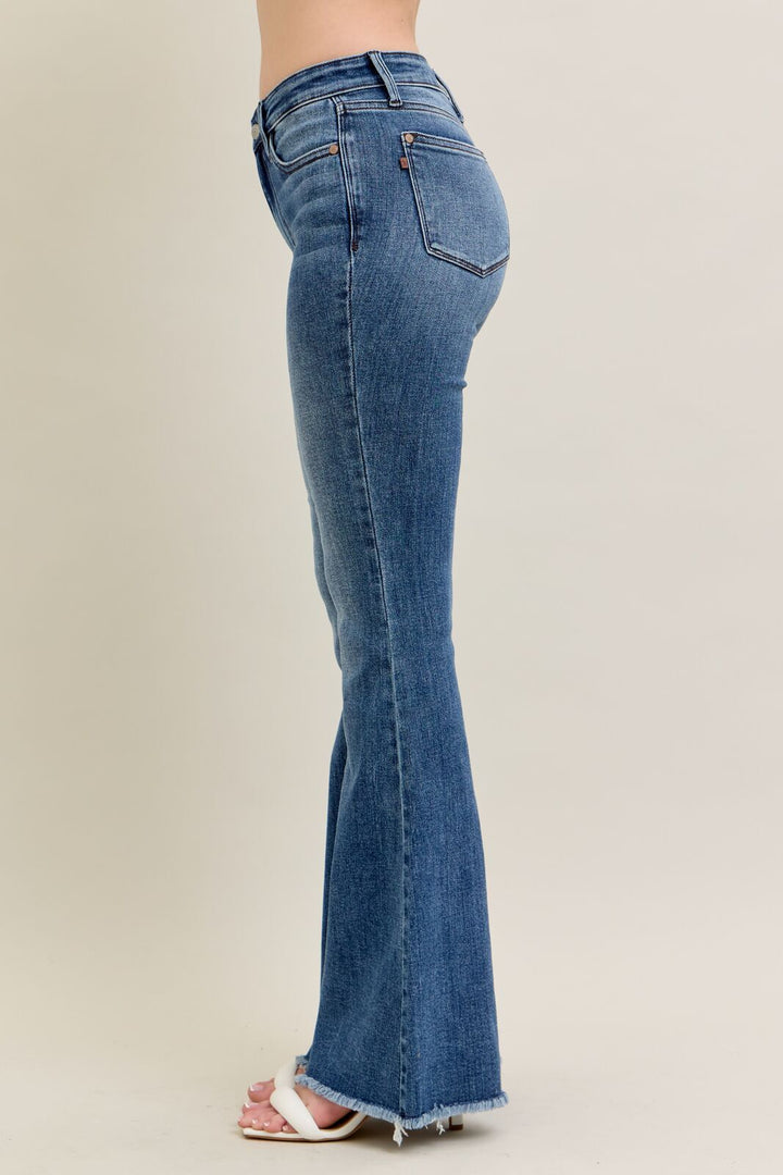 Judy Blue Mid Rise Flare Jeans