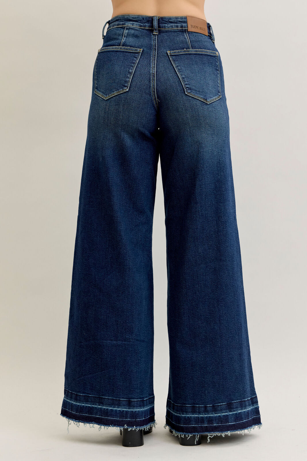 Judy Blue Palazzo Patch Pocket Jeans