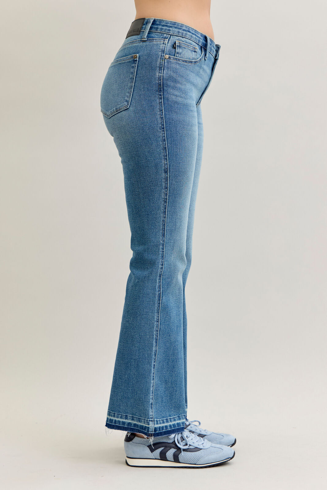 Judy Blue Mid Rise Tummy Control Release Hem