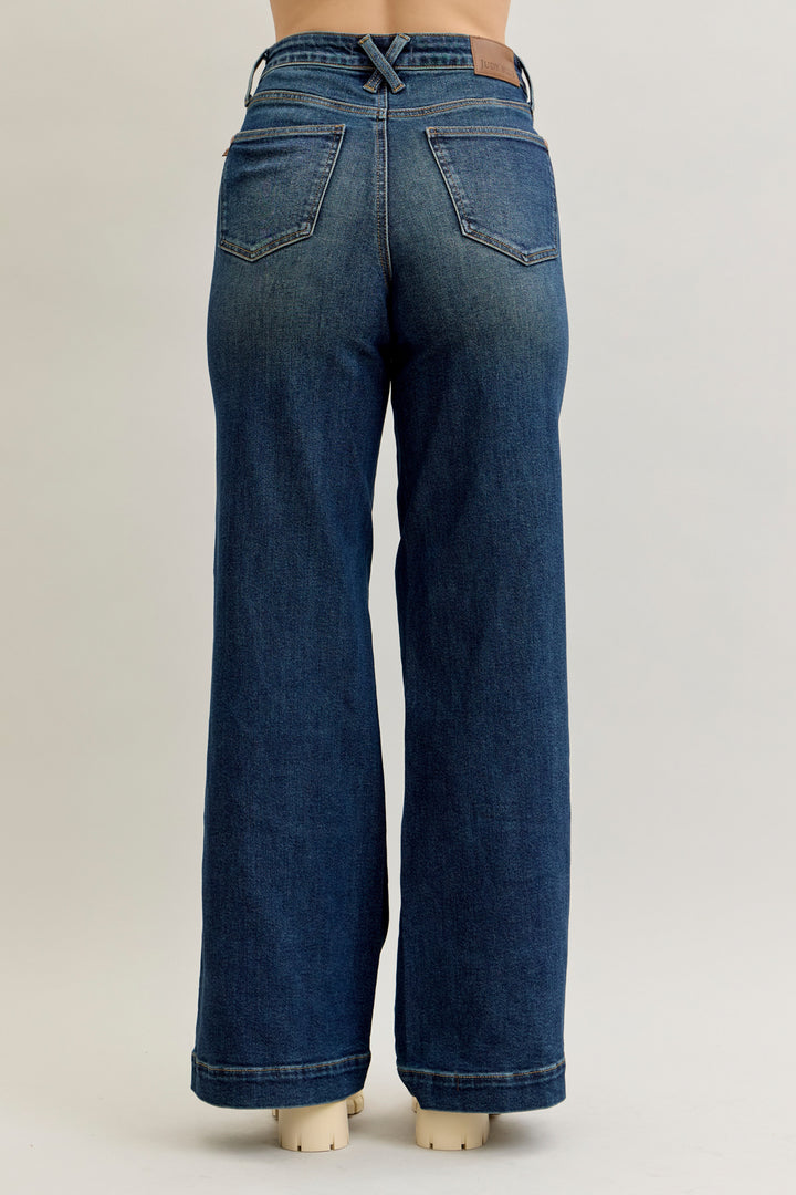 Judy Blue Retro Wide Welt Pocket Jeans