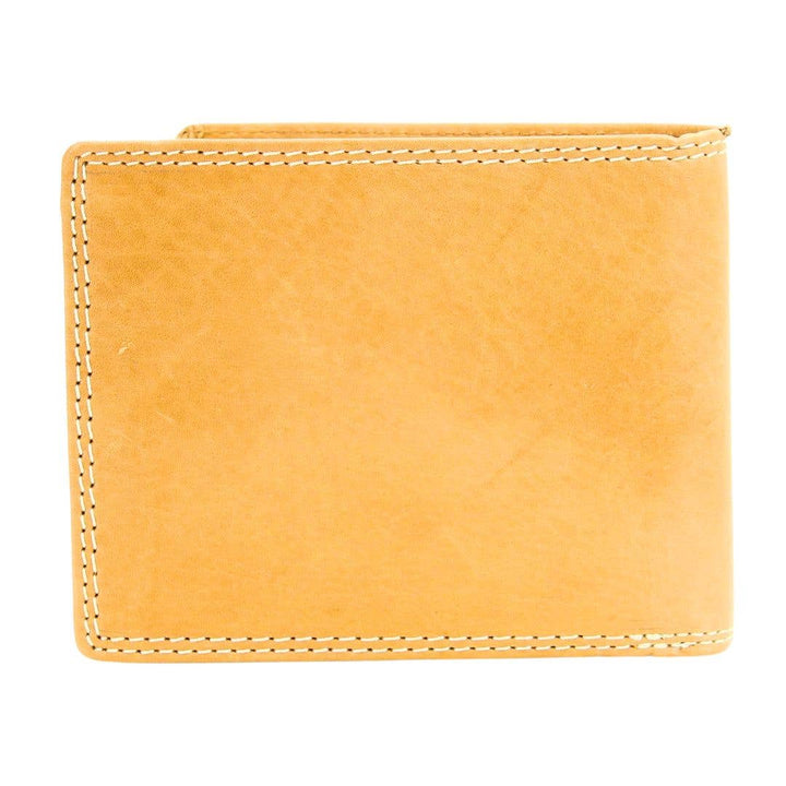 Oil Pull Up Embossed Steer Bifold Wallet ABB 006