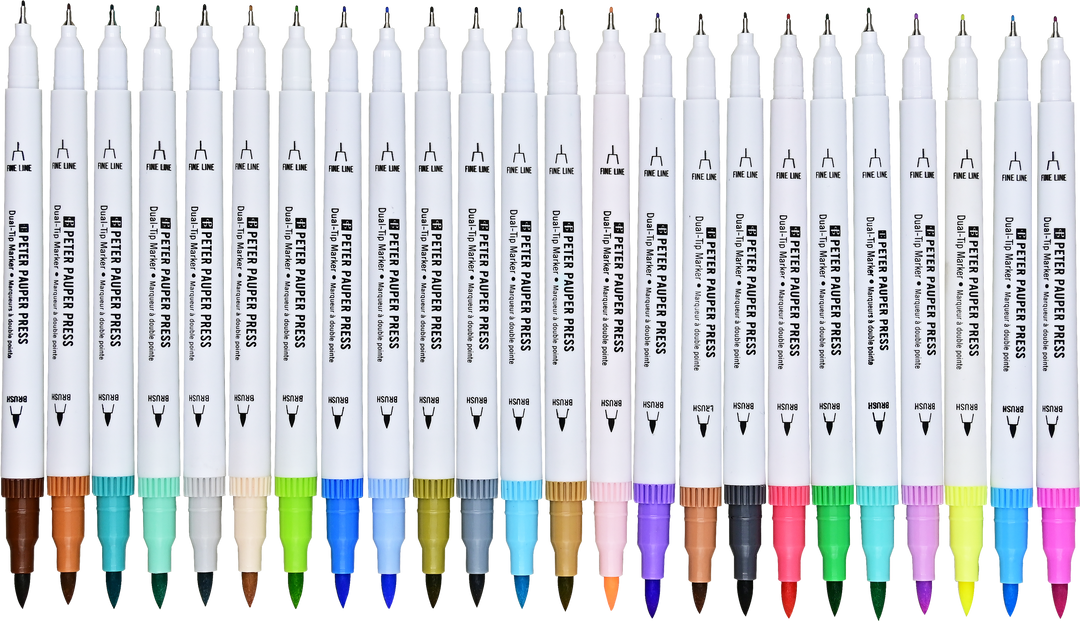 Studio Series Dual-Tip Pastel Markers (Set of 24)