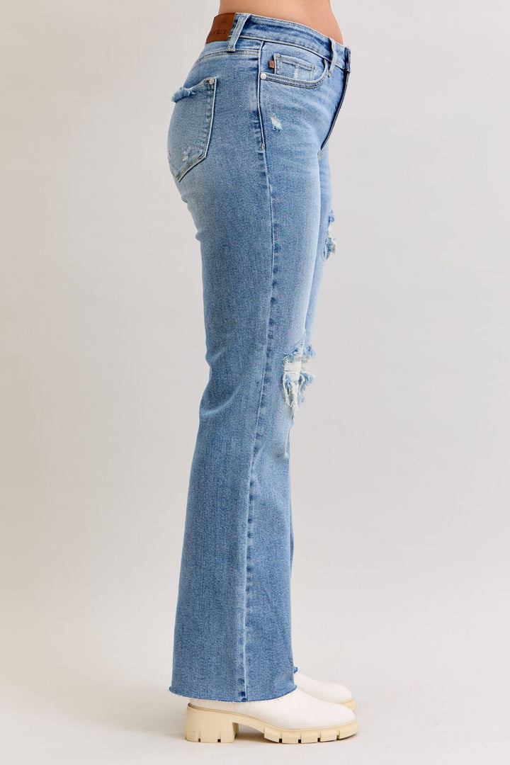 Judy Blue Mid Rise 90s Straight Jeans