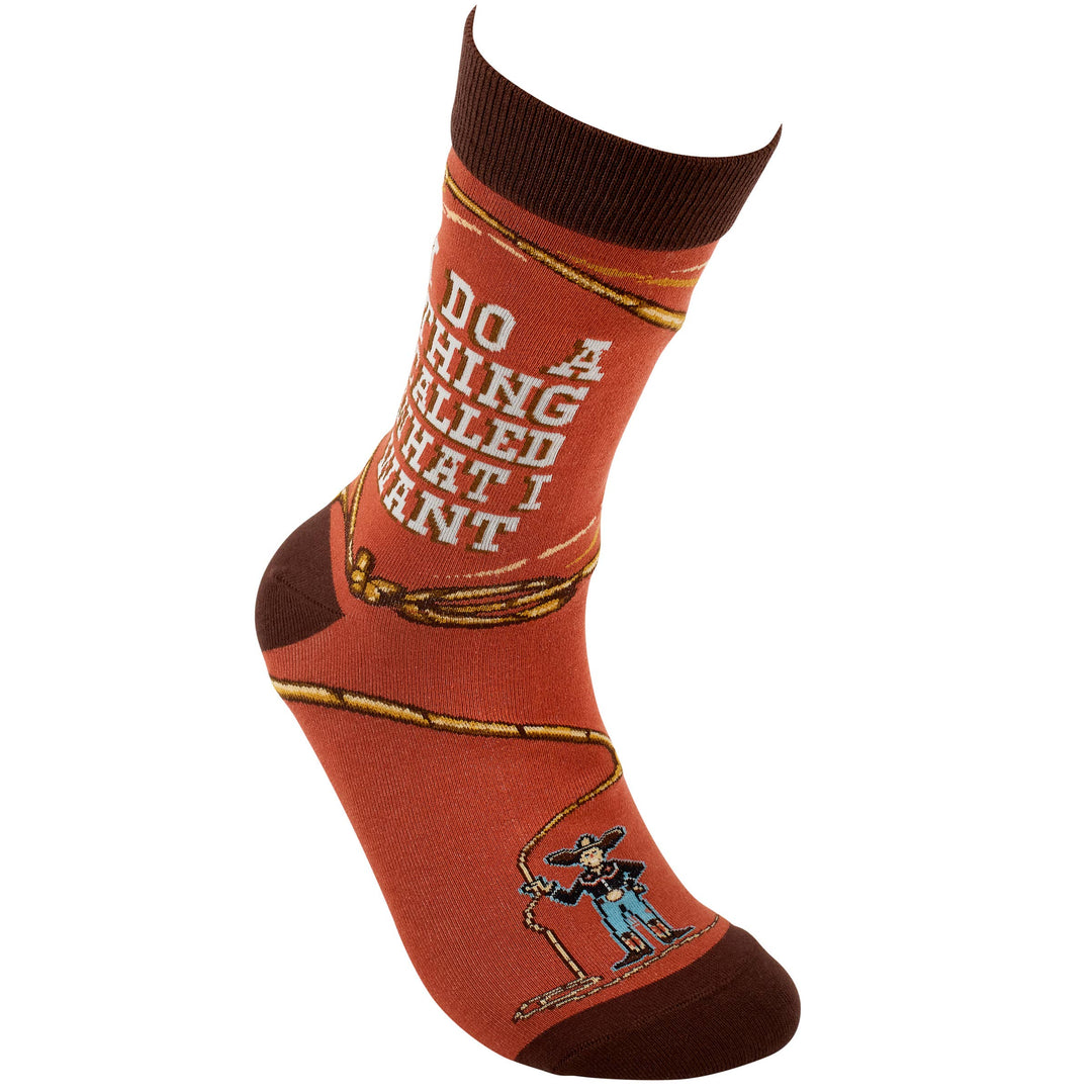 I Do A Thing Called What I Want Socks