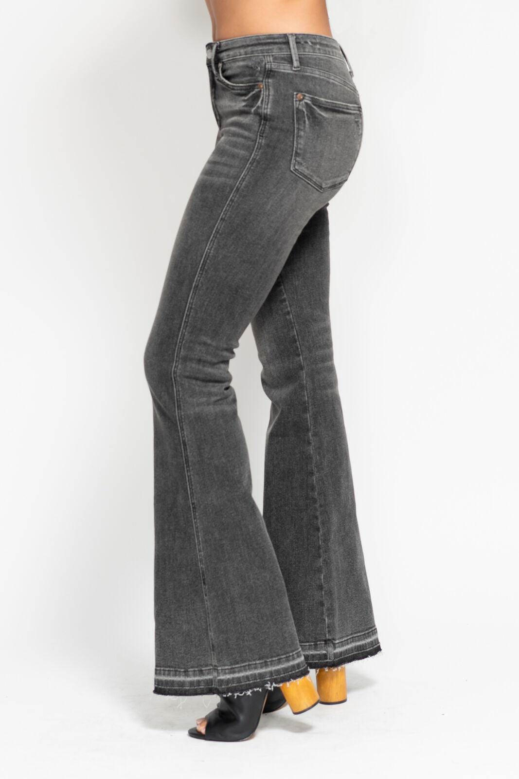 Judy Blue Released Hem Grey Flare