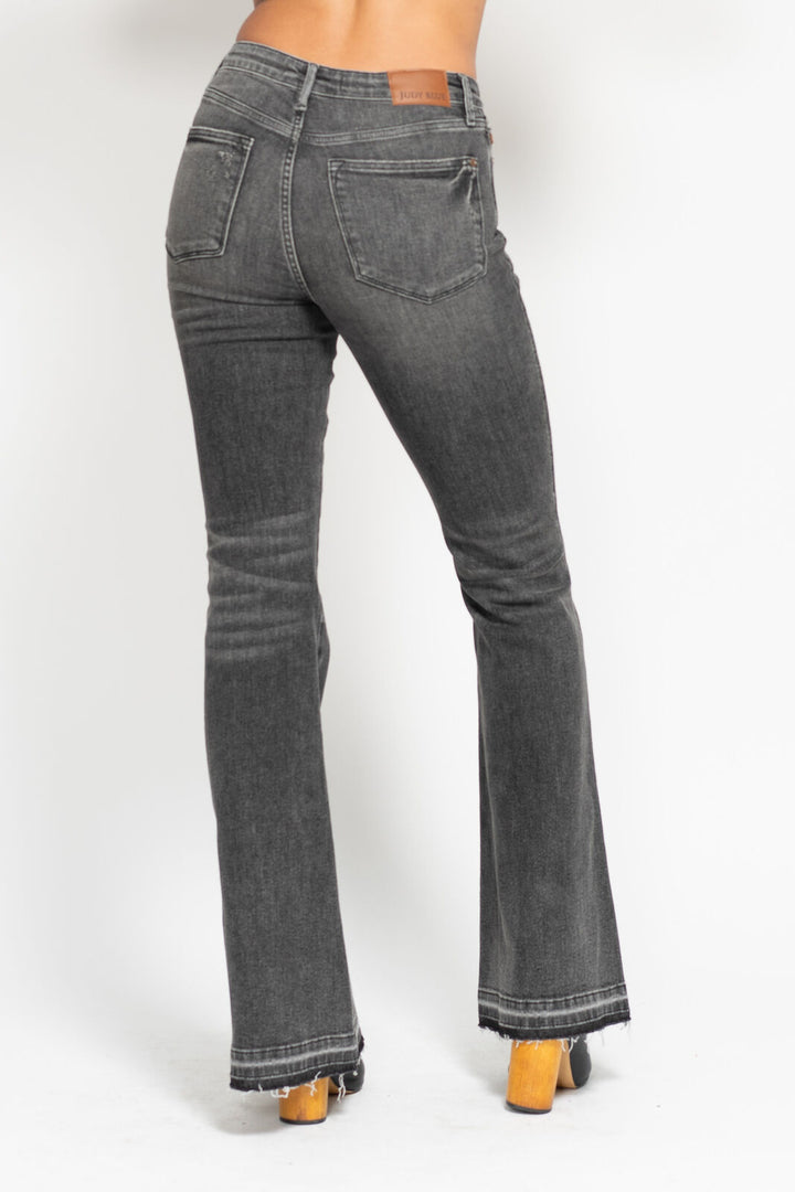 Judy Blue Released Hem Grey Flare