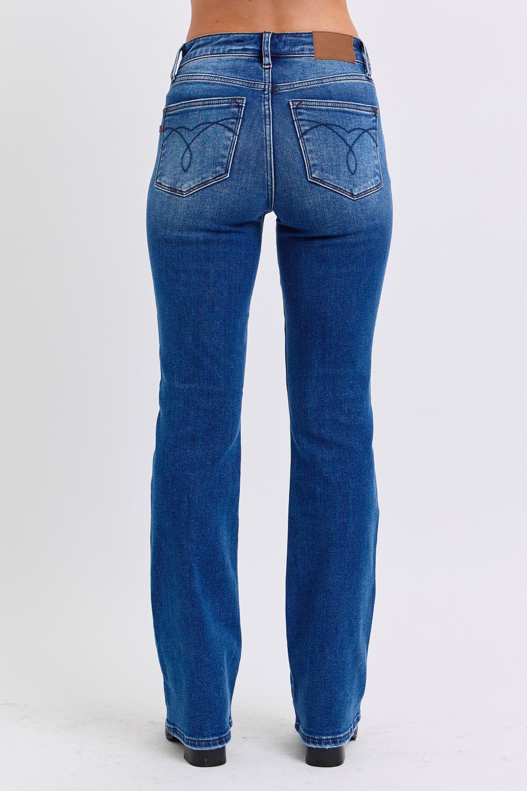 Judy Blue Mid Rise Thermal Bootcut Jeans