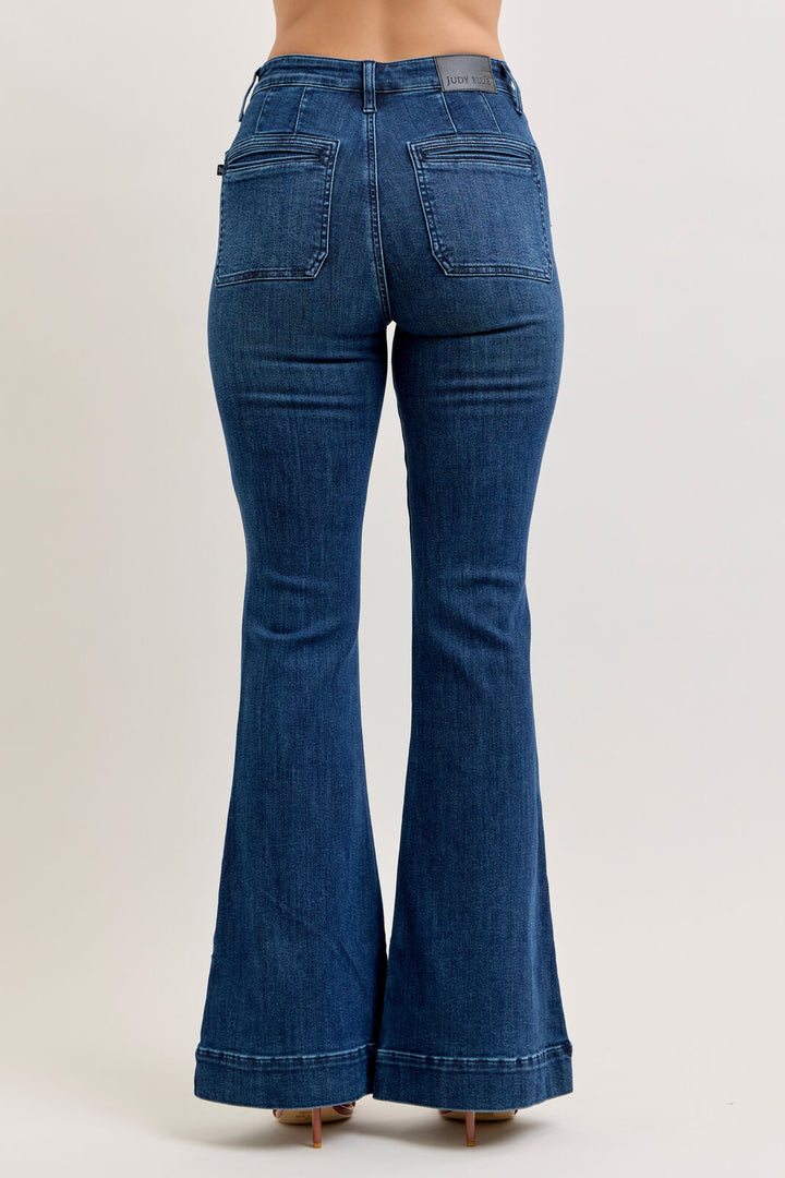 Judy Blue Trouser Flare Jeans