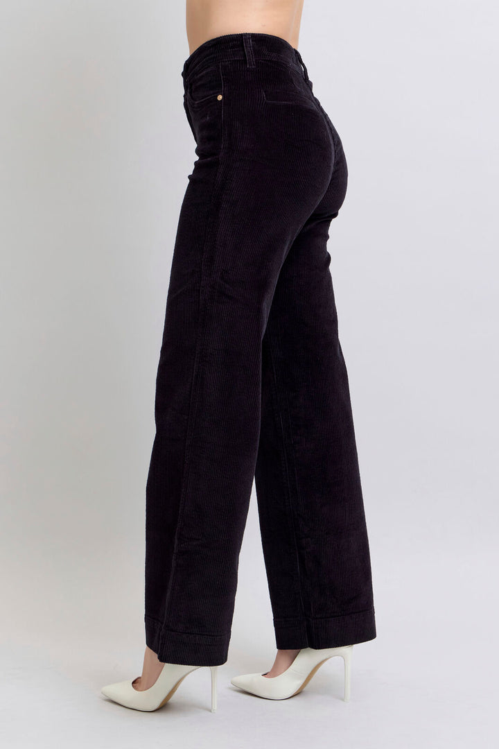 Judy Blue Black Corded Trouser
