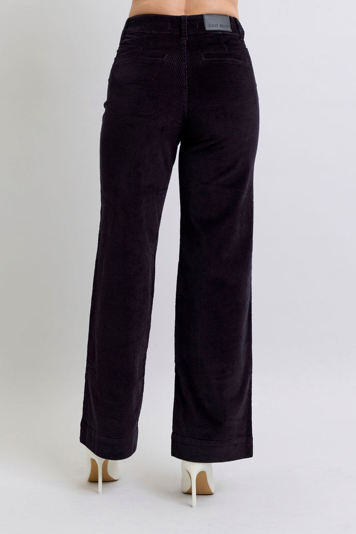 Judy Blue Black Corded Trouser