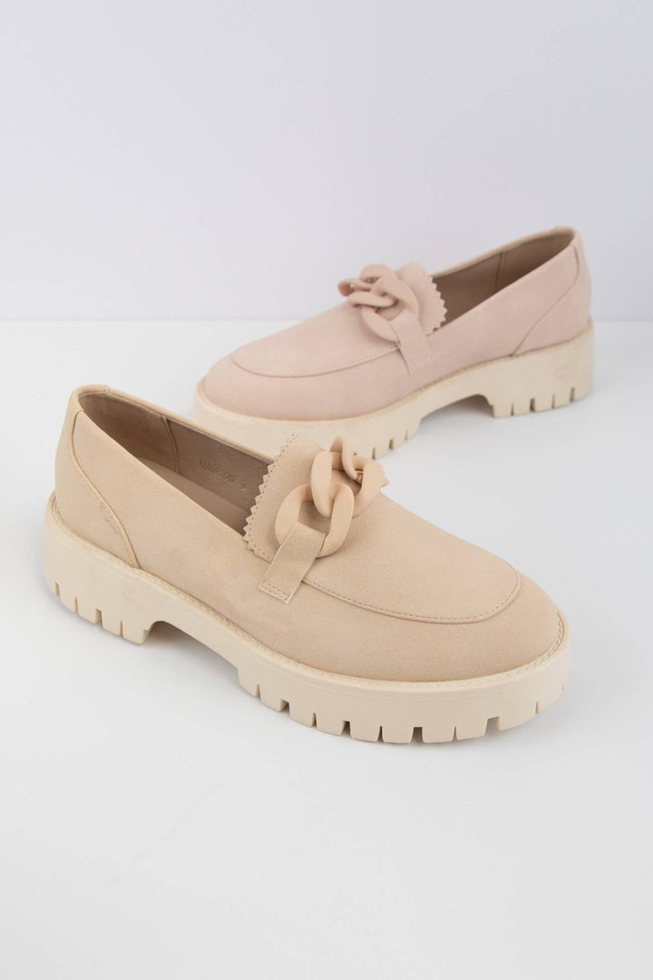 MADISON Chunky Chain Lug Sole Loafers