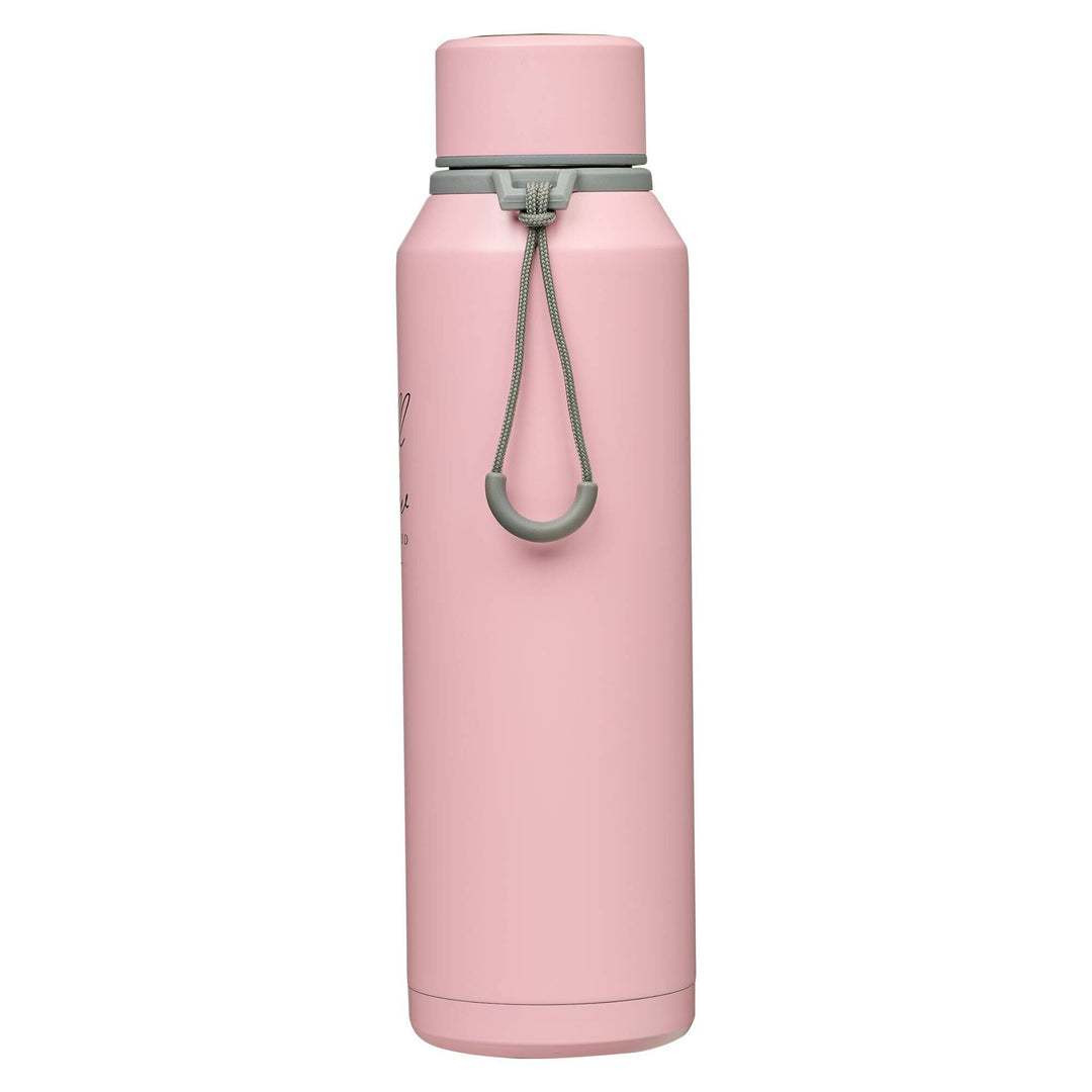 Water Bottle SS Pink Be Still & Know Ps. 46:10