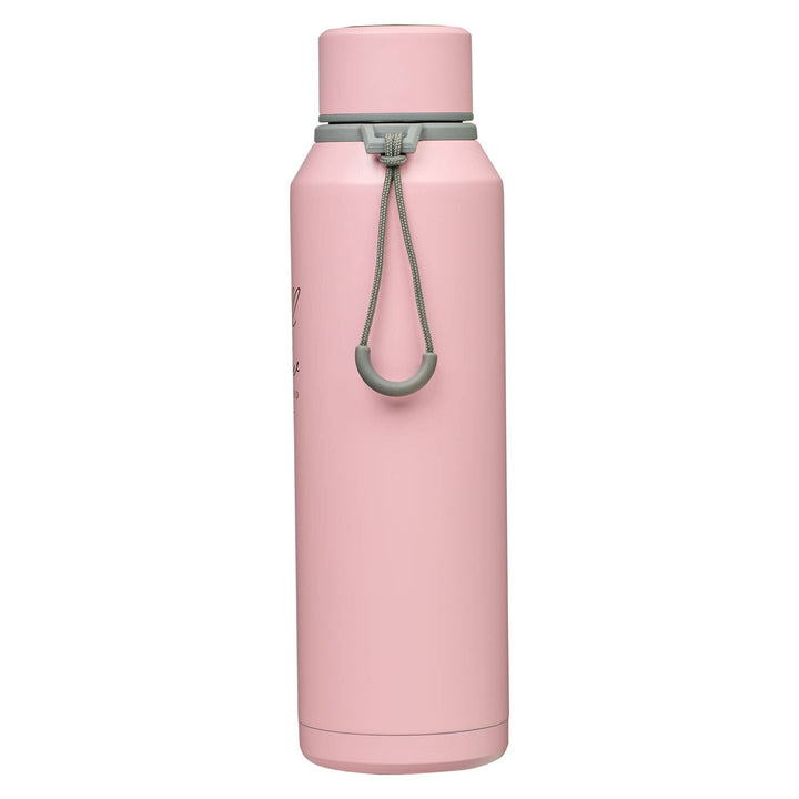 Water Bottle SS Pink Be Still & Know Ps. 46:10