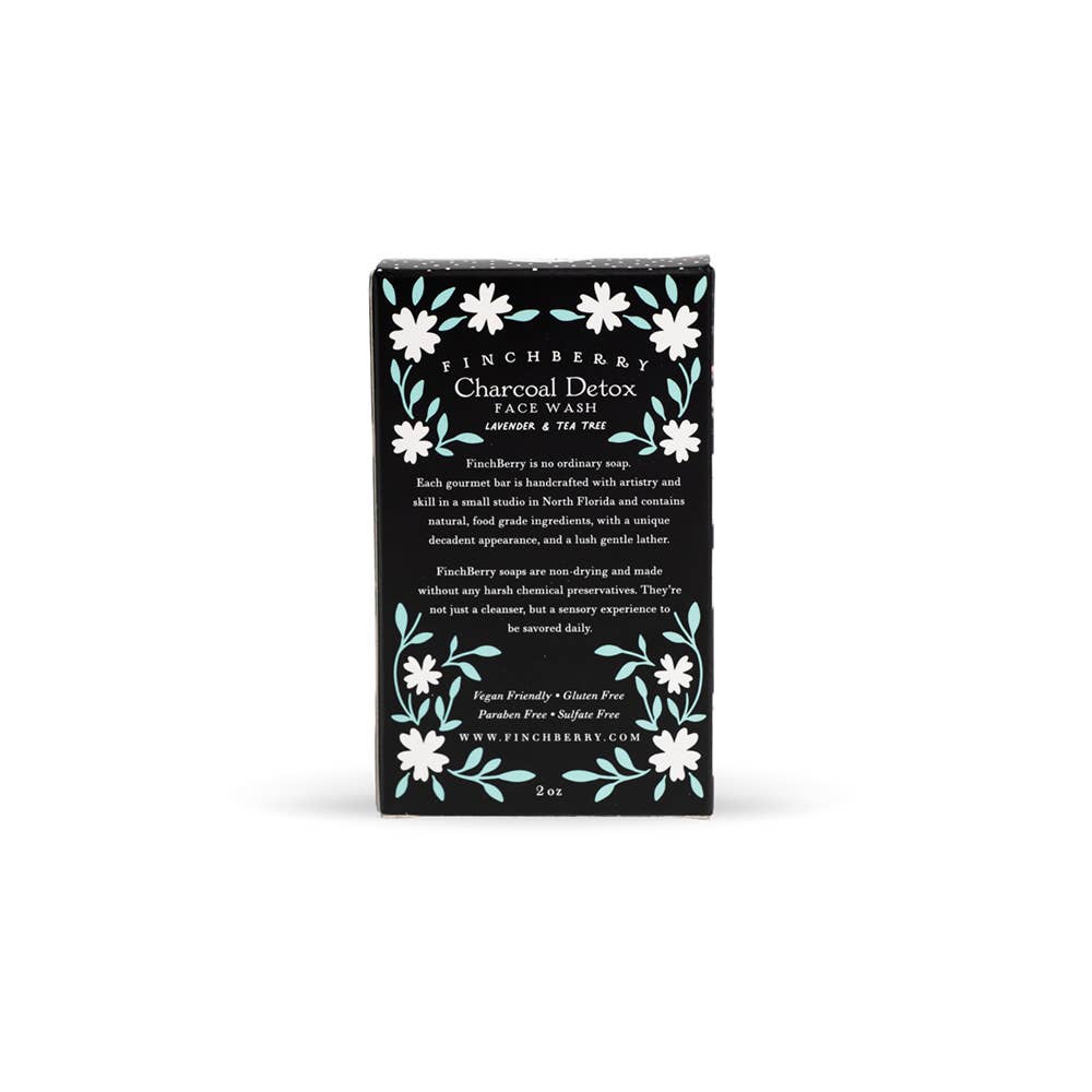 Charcoal Detox Purifying Exfoliating  Facial Wash Bar