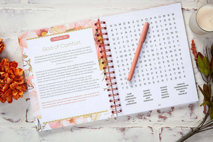 Words to Warm Your Heart (Word Search Devotional)