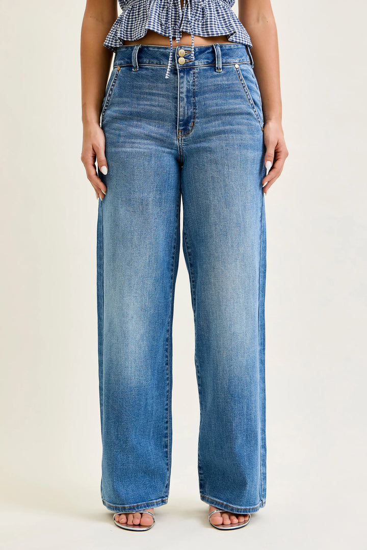 Judy Blue REG Column Trouser Jeans