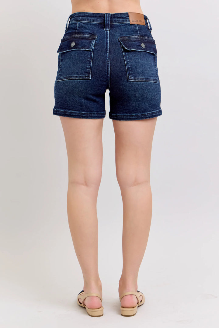 Judy Blue Back Flap Pocket Shorts