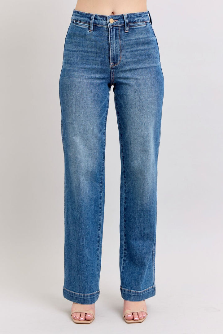 Judy Blue Contrast Thread Trouser Jean