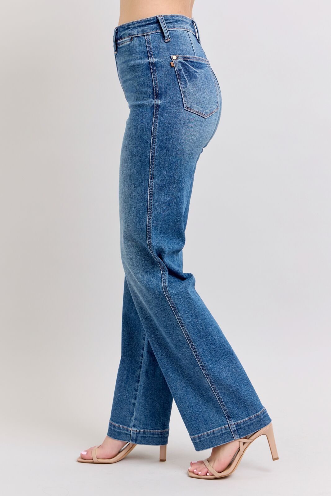 Judy Blue Contrast Thread Trouser Jean