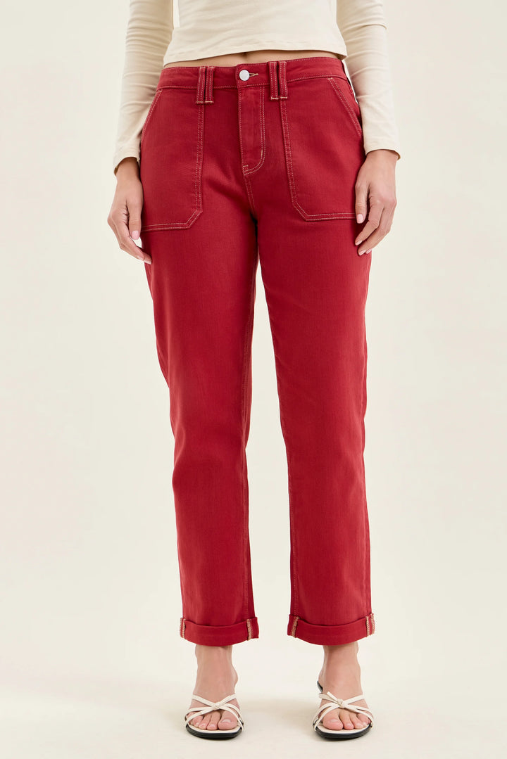 Judy Blue Haute Red Weekender Jeans