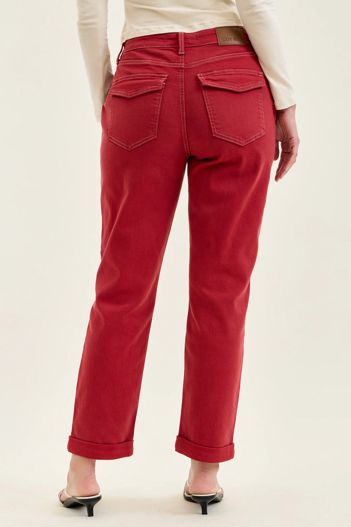 Judy Blue Haute Red Weekender Jeans