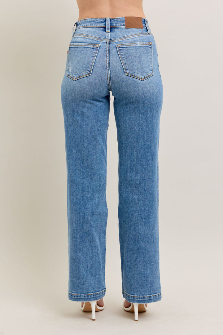 Judy Blue Trouser Straight Jeans