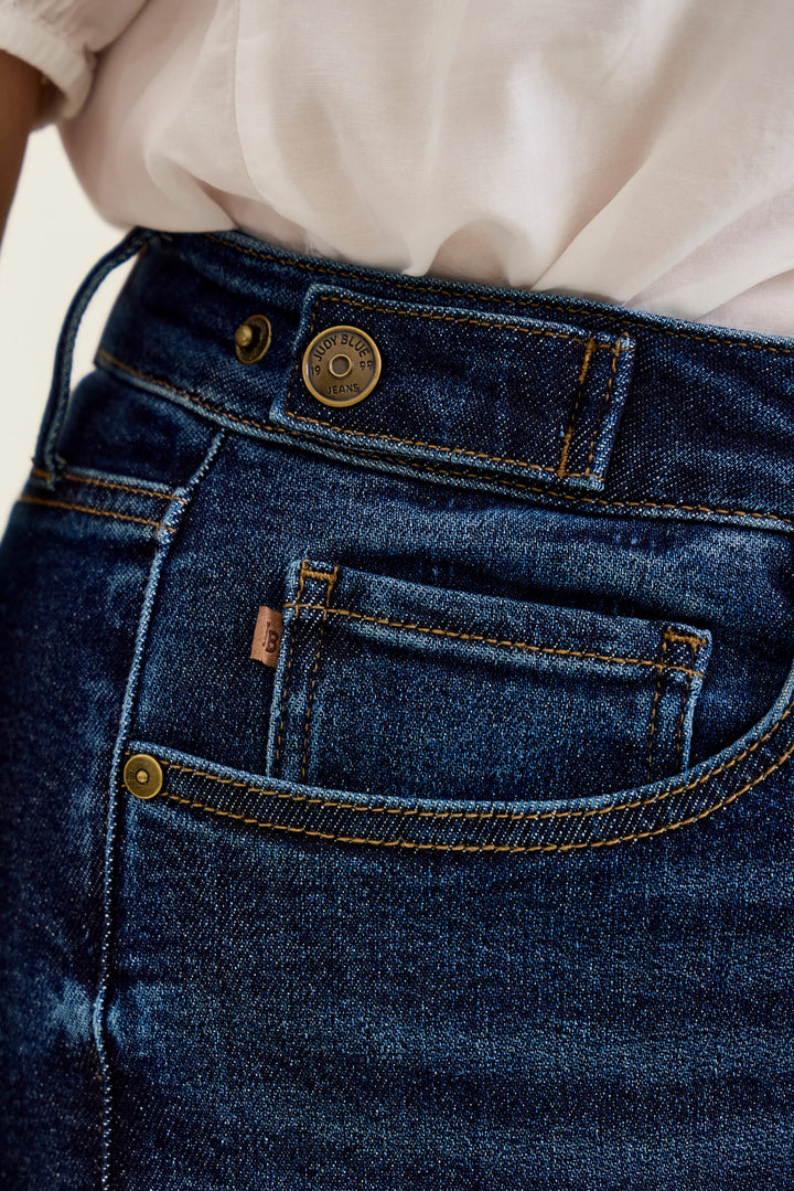 Judy Blue Retro Wide Adjustable Waist Jeans