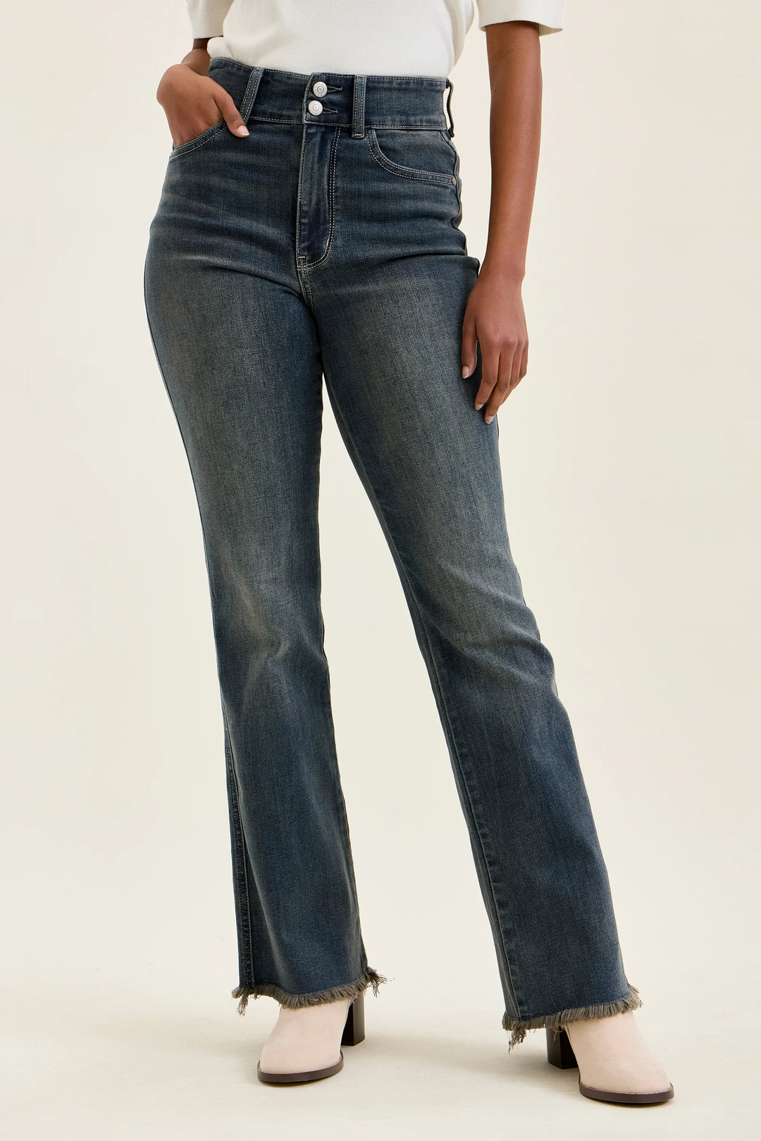 Judy Blue Bootcut Double Button Jeans