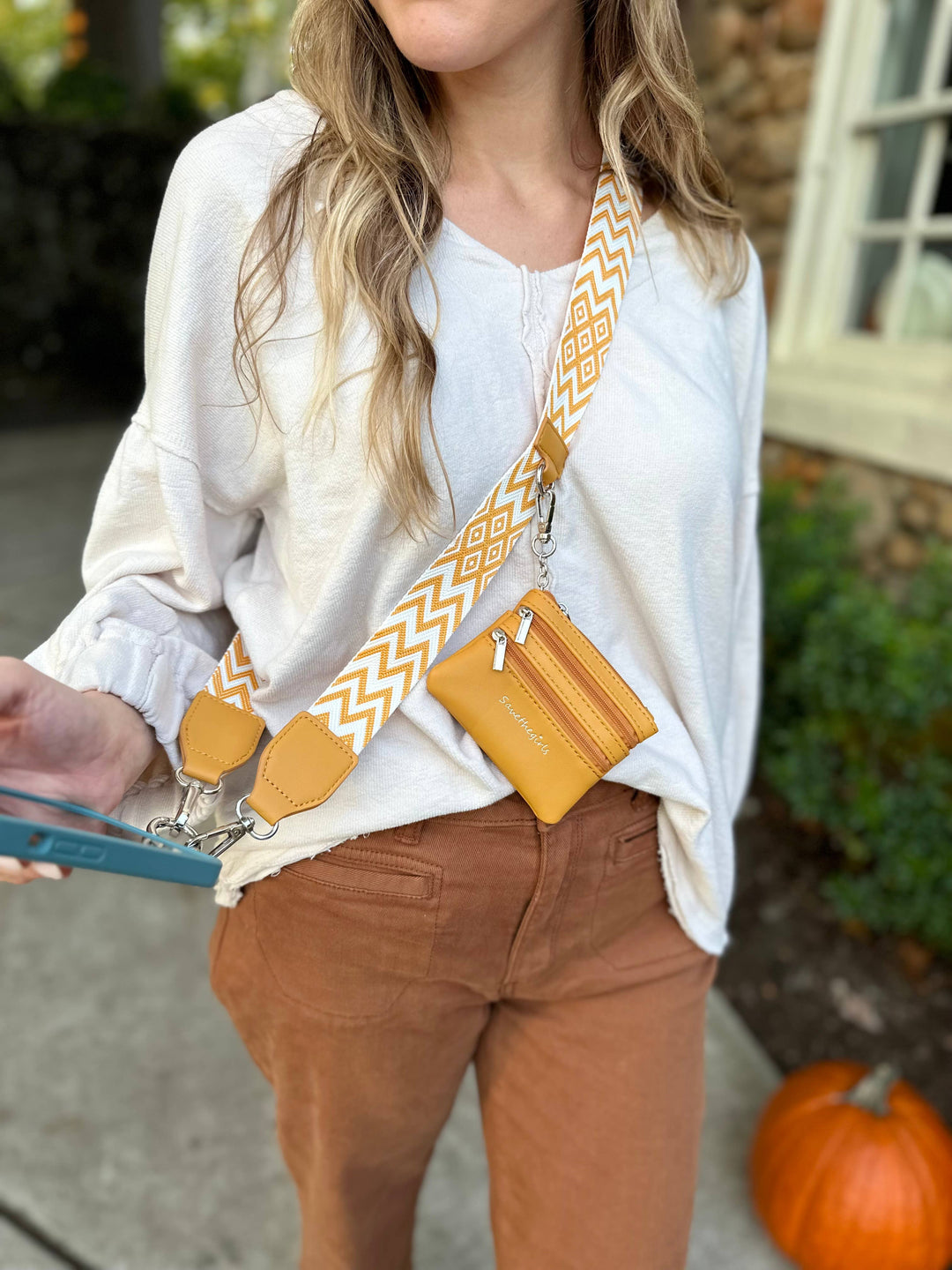 Clip & Go Yellow Chevron