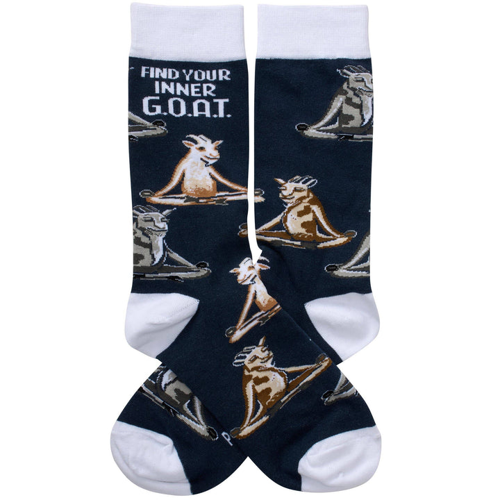 Find Your Inner G.O.A.T Socks