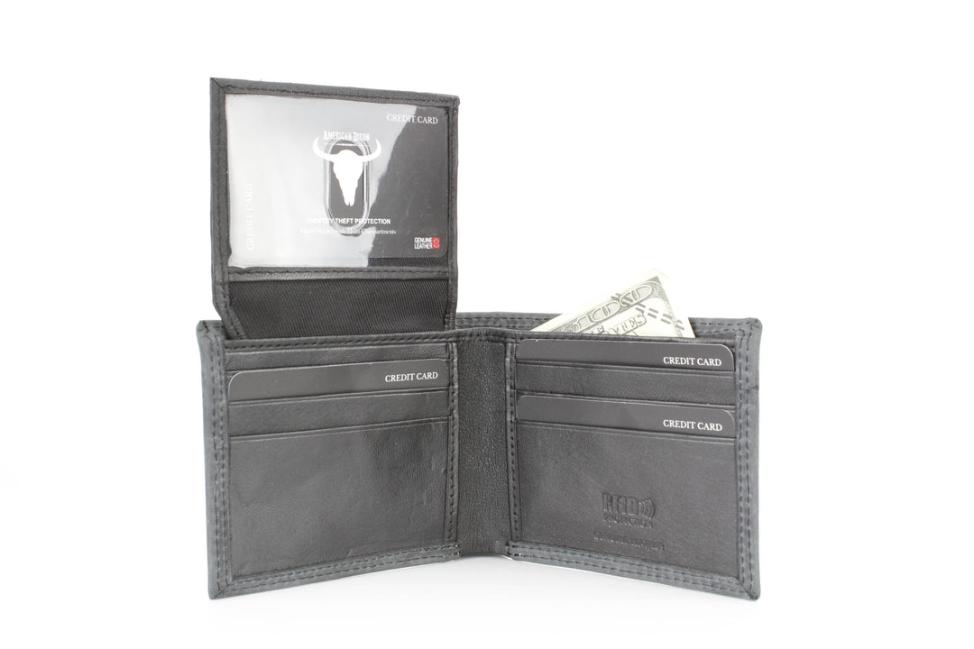 Men’s Bi-Fold Wallet with Praying Cowboy Emboss ABMWVT 02