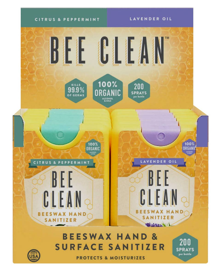 Bee Clean Organic Beeswax Hand Sanitizer - Mini Case