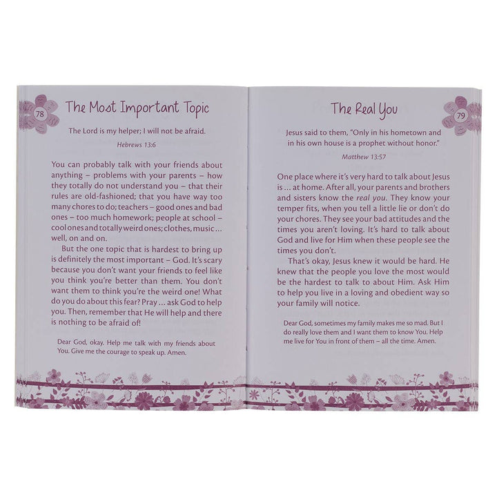 Kid Book Mini Devotions for Girls Softcover