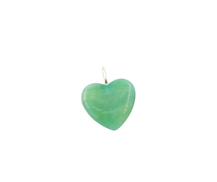 Jade Palm Beach Heart Charm