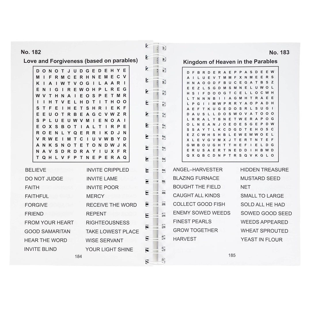 Bible Large Print Religious Word Search Adult Puzzle Book