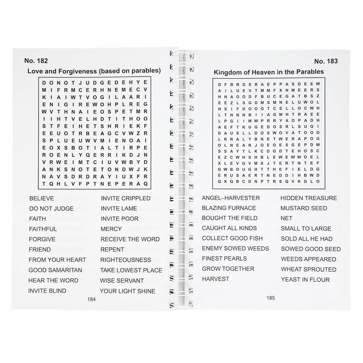 Bible Large Print Religious Word Search Adult Puzzle Book