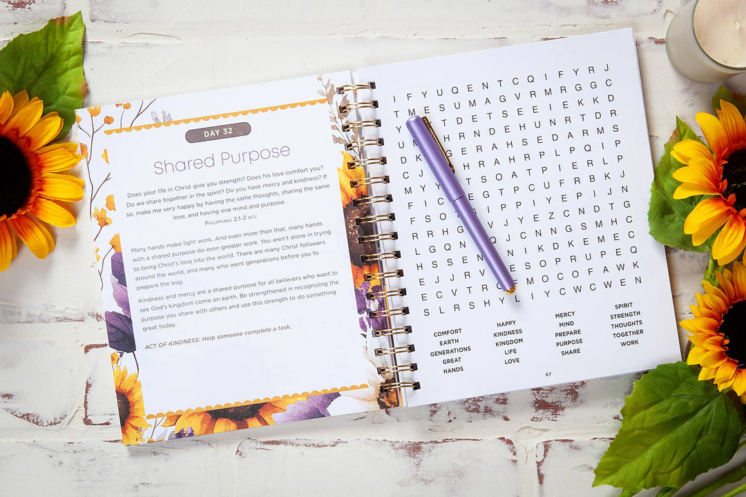 100 Days of Kindness (Word Search Devotional)