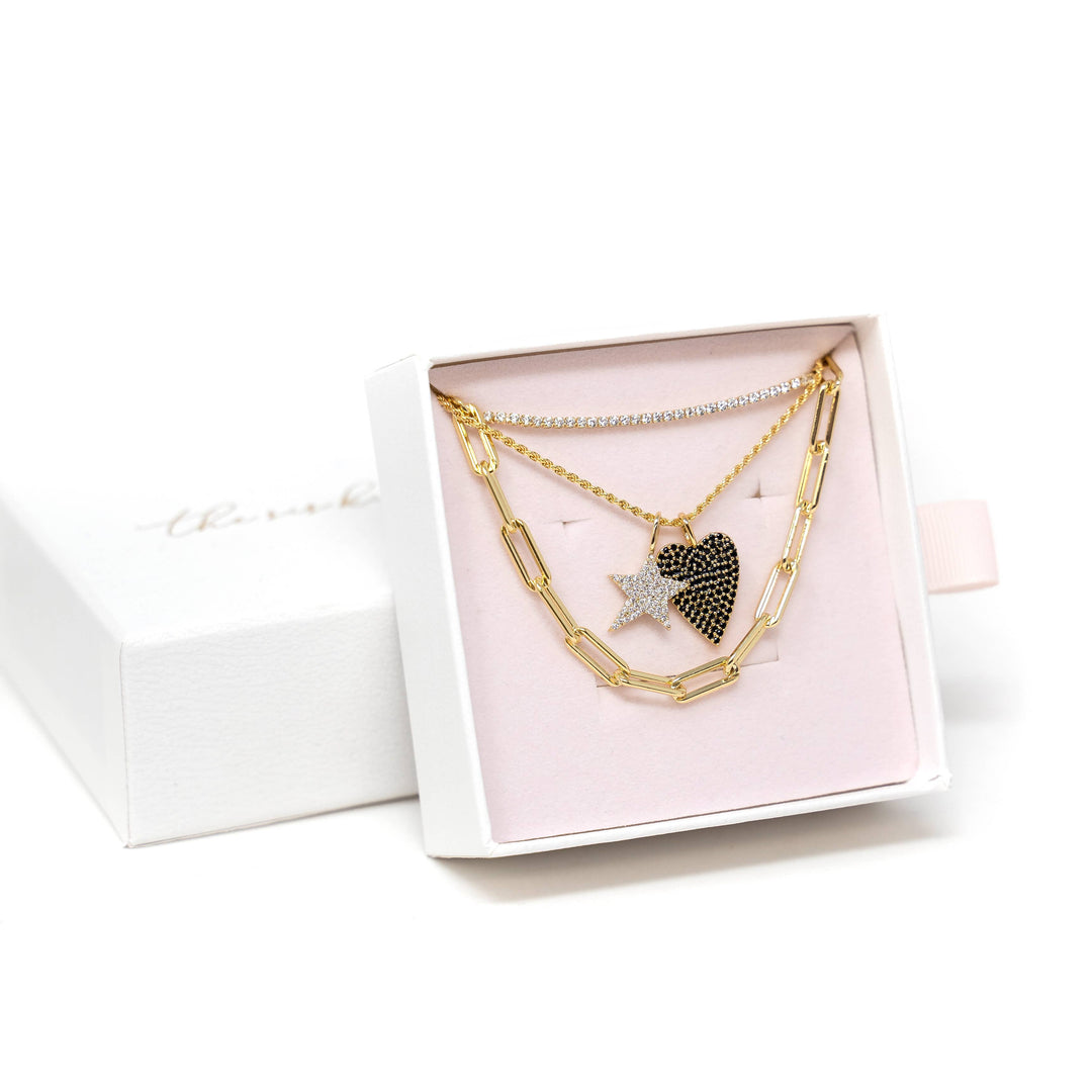 Skinny Rope Chain Necklace | Threader Charm Necklace 