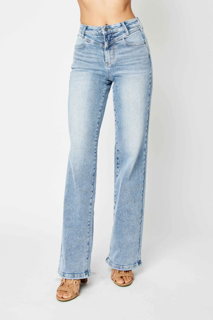 Judy Blue Front Yoke Jeans