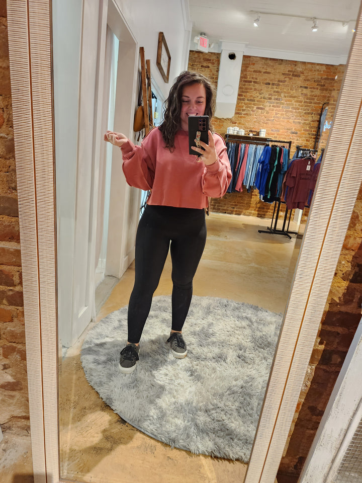 2X Inside Out Cropped Sweatshirt FINAL SALE