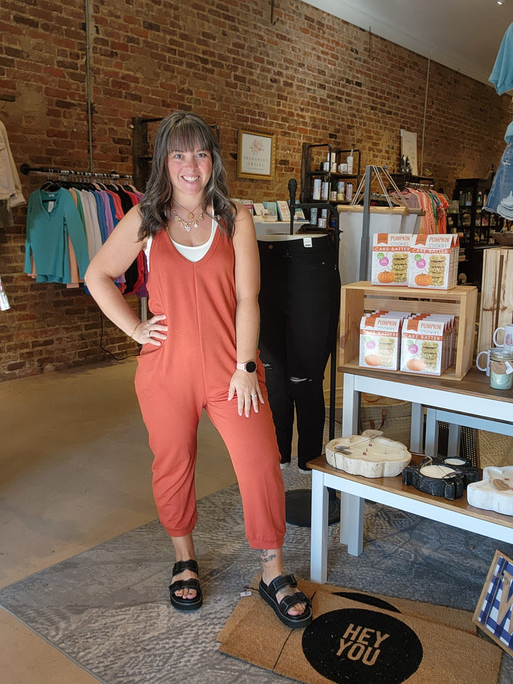 Rust Becky Romper