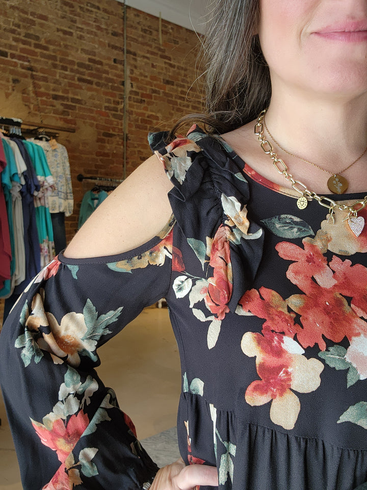 Floral Tiered Dress