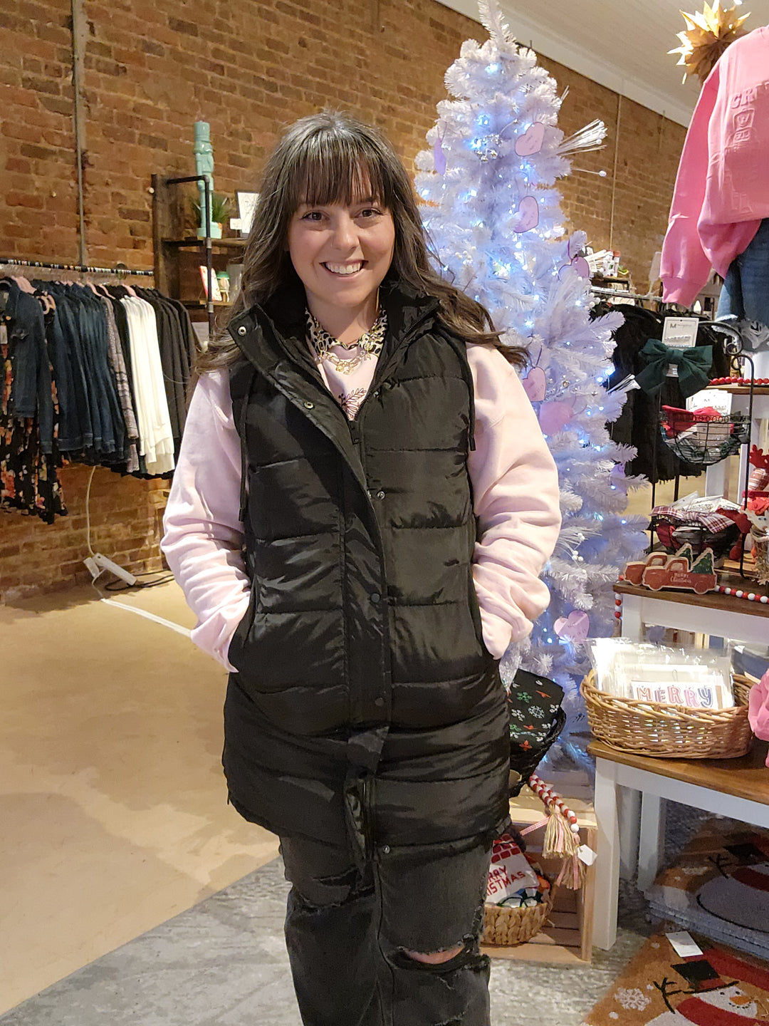 Long Puffer Vest