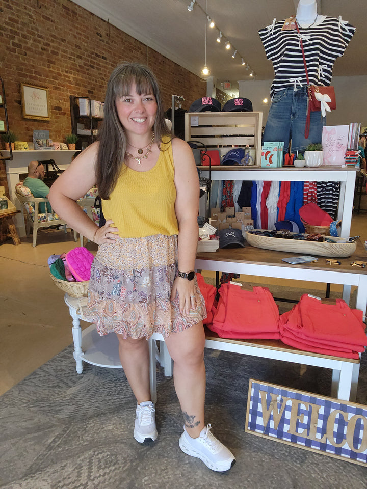 Mustard Tank Dress