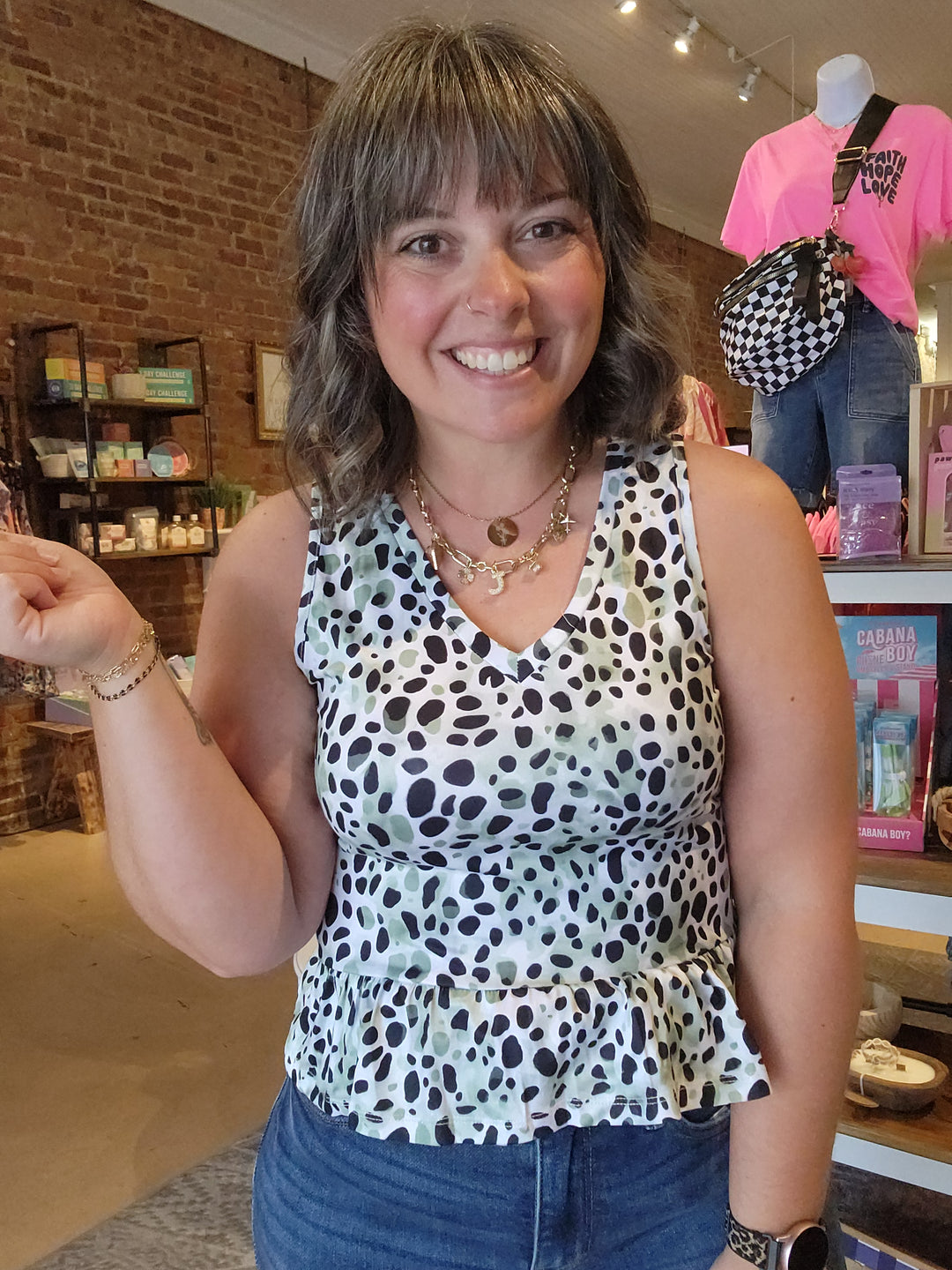 Peplum Butter Tank