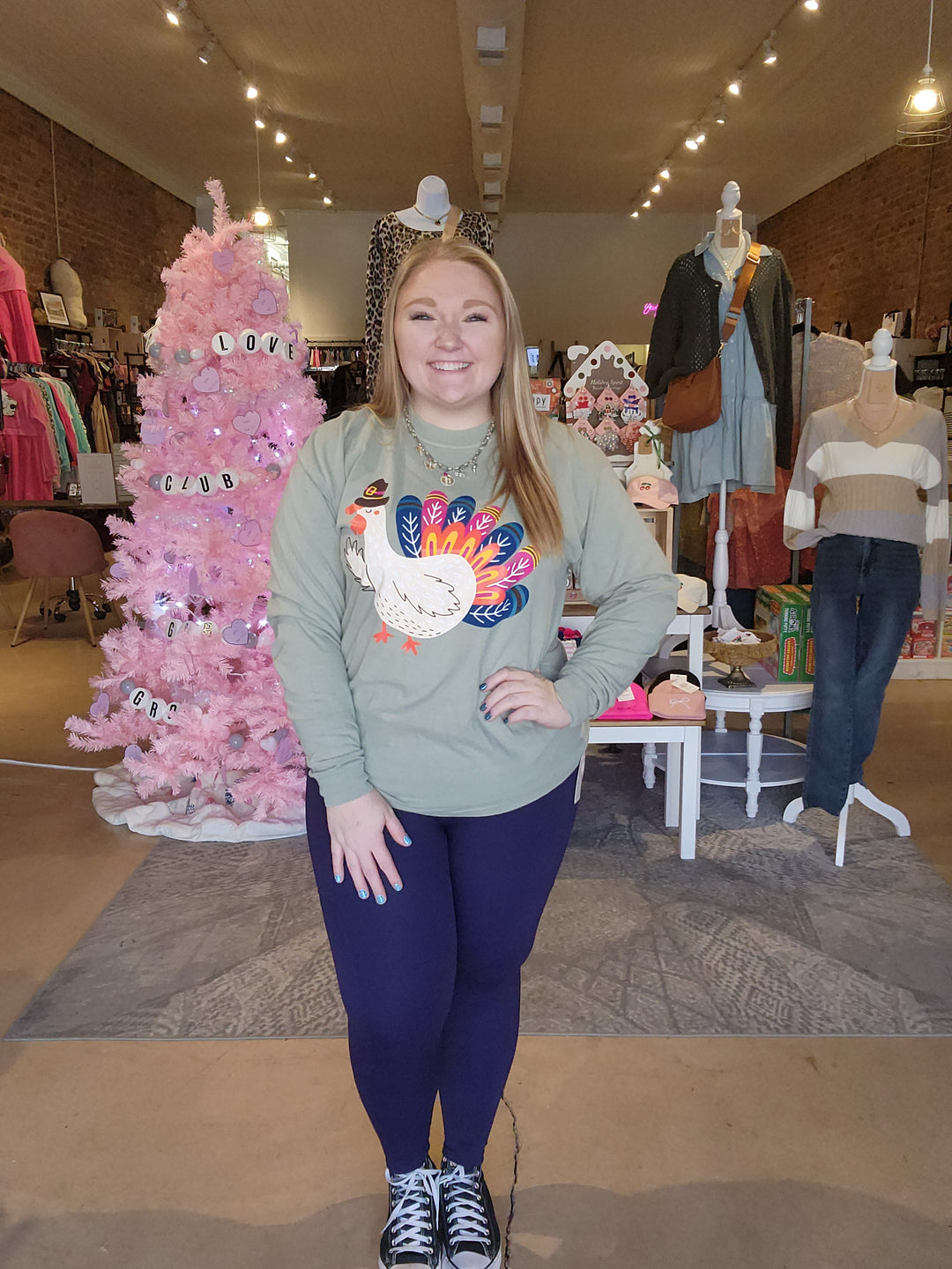 S Turkey Long Sleeve Tee FINAL SALE