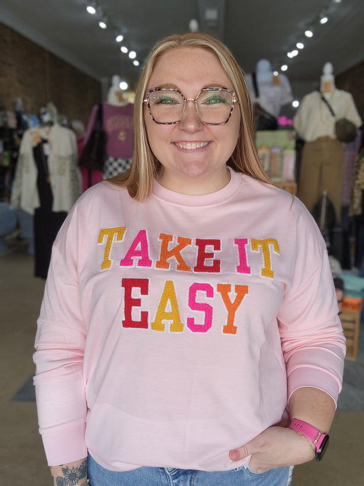 Chenille Patch Pullover