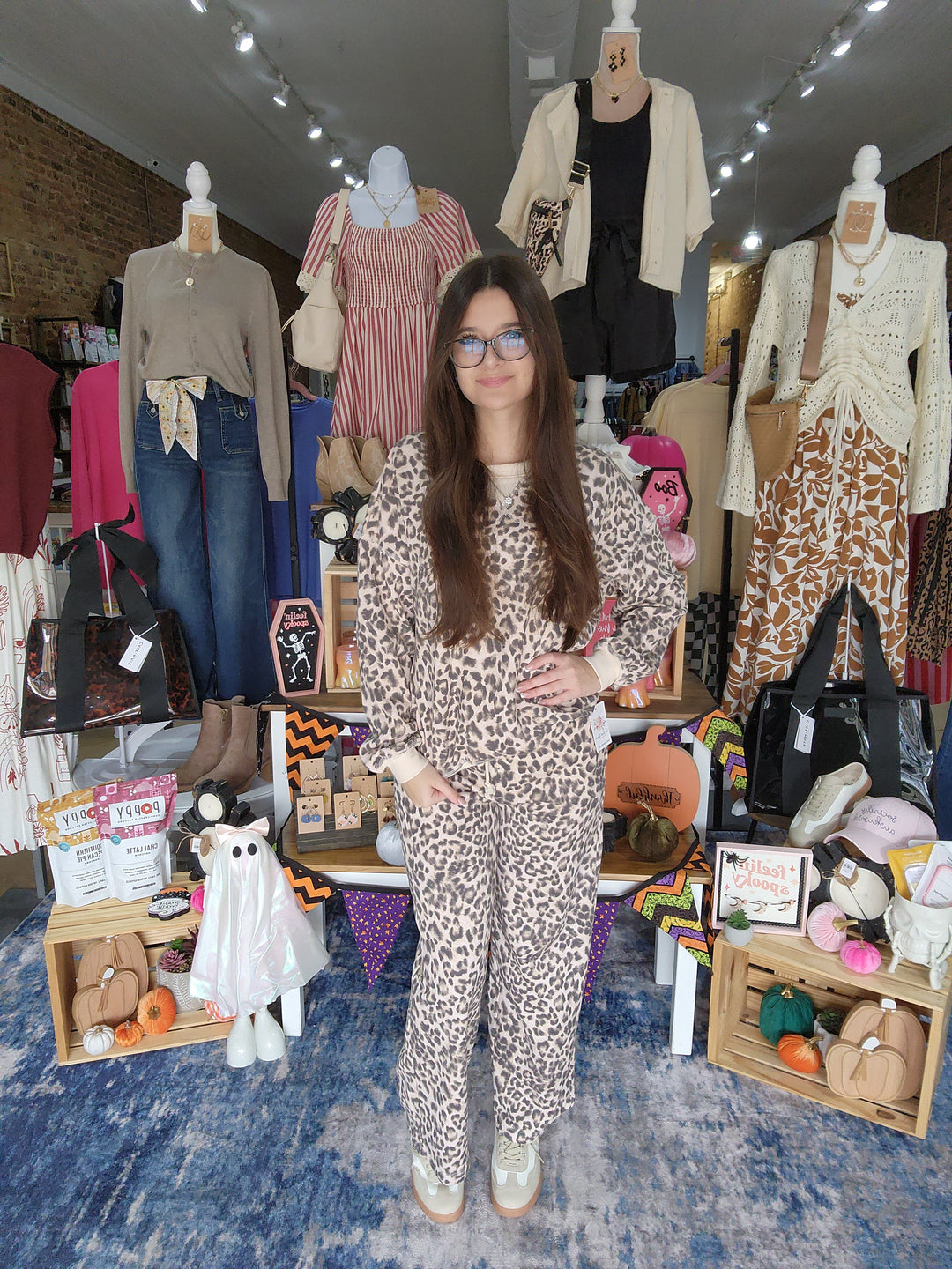Leopard Print Sweatpants